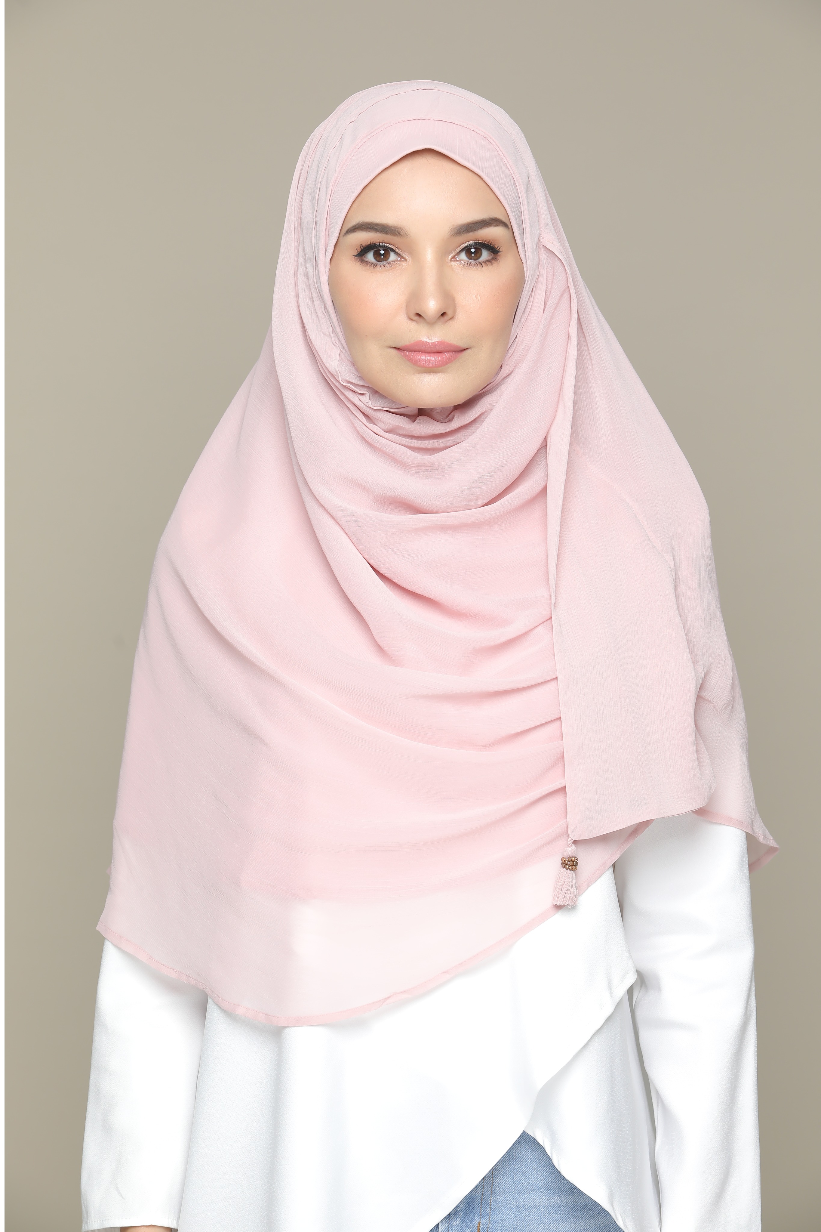 Bokitta Hijabista Bokitta Hijab Malaysia Modern Style With Pin Free Hijab Hassle Free Stylish And Elegant Shop All Plain Spring Plain Pale Mauve Plain Smooth Chiffon