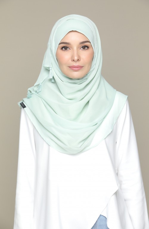 Sea Form Plain Smooth Chiffon