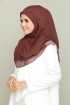 Maroon - Basics Plain Lite Chiffon