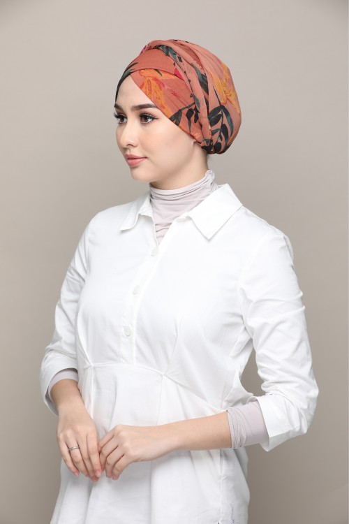 Havana-Cap Shawl-Printed Smooth Chiffon