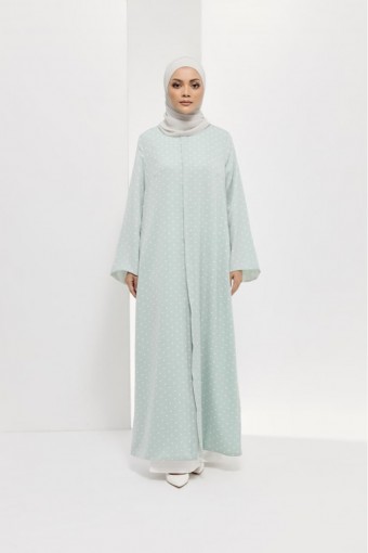 DLEQA SORAYA ABAYA MINT GREEN