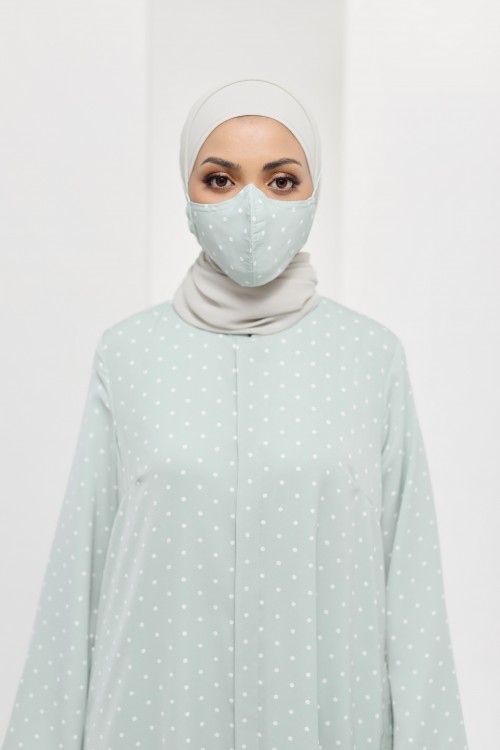 DLEQA SORAYA ABAYA MINT GREEN