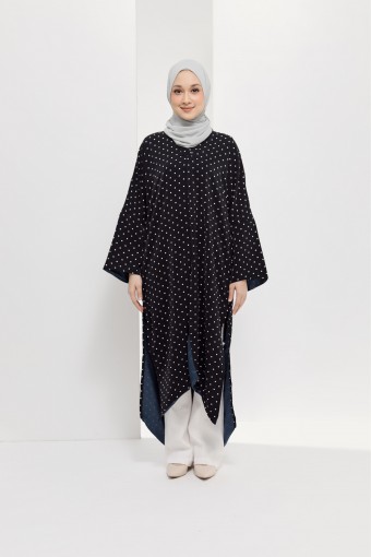 DLEQA HADYA BLACK POLKA