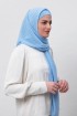 Baby Blue-Plain Mosaic Butti Chiffon