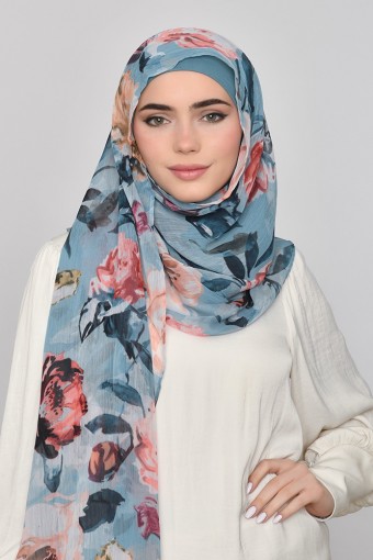 Fayrooz - Printed Plus Crinckled Chiffon (NEW STYLE)