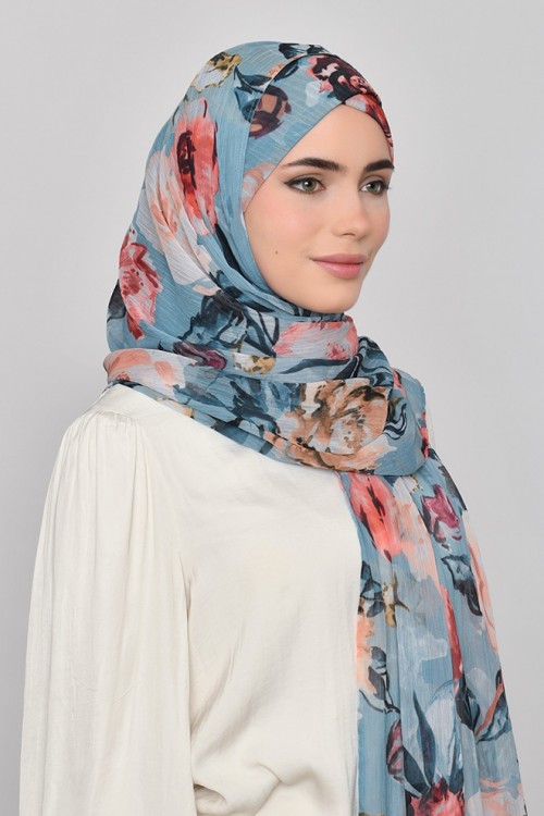 Fayrooz - Printed Plus Crinckled Chiffon (NEW STYLE)