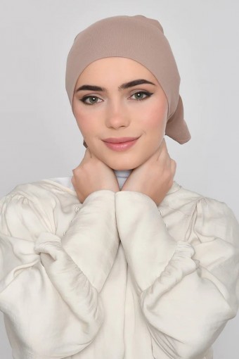 Warm Beige-Two In One-Plain Jersey Cotton