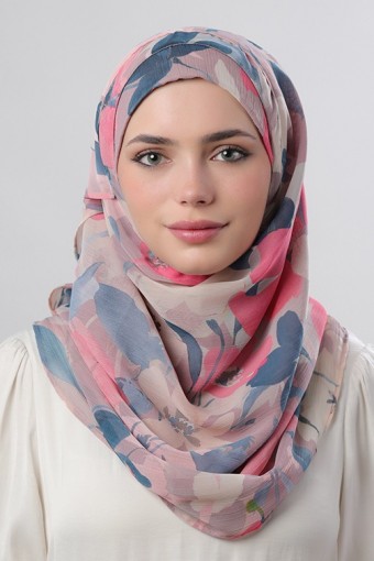 Rosalinda - Printed Crinkled Chiffon (CLASSIC)