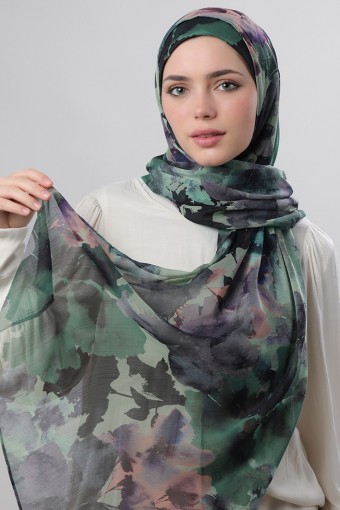 Amazonia - Printed Crinkled Chiffon (NEW STYLE)