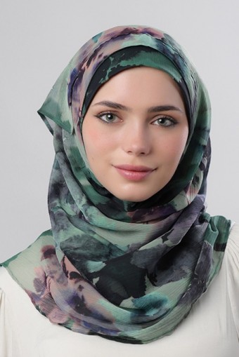 Amazonia - Printed Crinkled Chiffon (CLASSIC)