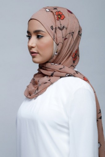Blessings-Printed Crinkled Chiffon