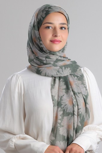 Daisyland - Printed Plus Crinkled Chiffon (NEW STYLE)