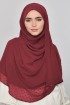 Ruby - Plain Mosaic Butti Chiffon (CLASSIC)