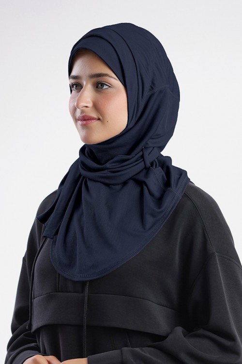 Gym Hijab - Plain Dual Functional Mesh