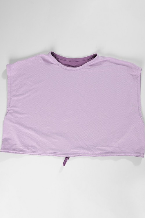 Cropped Top Reversible - Plain Dual Functional Mesh