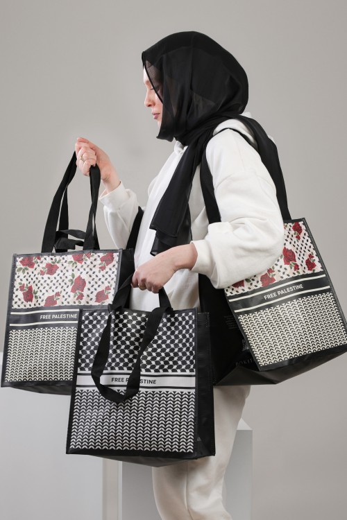 Kufiyyeh Palestine Tote Bag