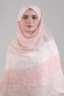 Monogram Pink-Printed Plus Crinkled Chiffon (NEW STYLE)