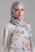 Gurgi-Printed Plus Mosaic Butti Chiffon