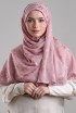 Sheikh Zayed Pale Mauve-Premium Plain Brasso Georgette