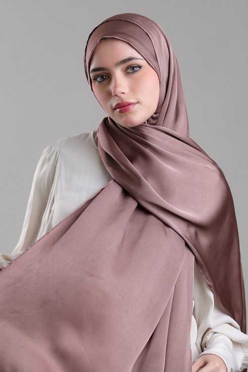 Deep Taupe Matte-Plain Matte Satin