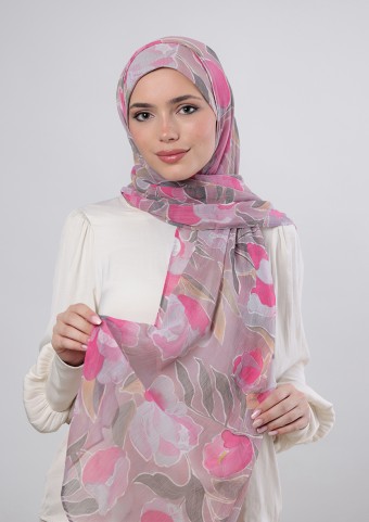 Aurora - Printed Crinckled Chiffon (NEW STYLE)