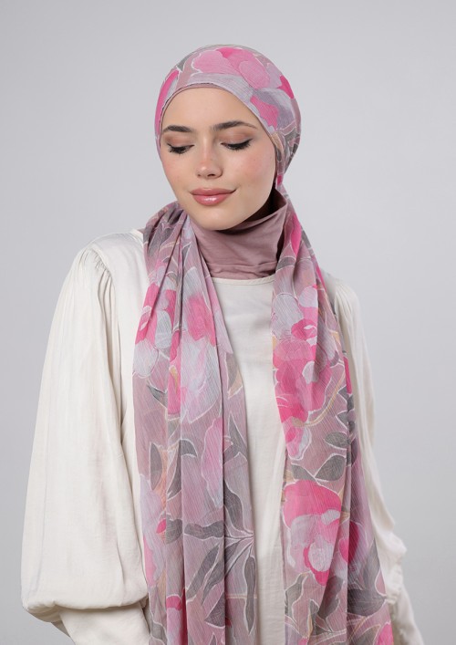 Aurora - Printed Crinckled Chiffon (NEW STYLE)