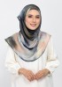 Autumn Mist-Printed Plus Crinkled Chiffon