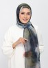 Autumn Mist-Printed Plus Crinkled Chiffon