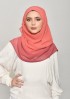 BerryRed-Plain Georgette