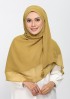 Bronze Mist-Plain Crinkled Chiffon