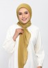 Bronze Mist-Plain Crinkled Chiffon