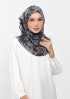 Grey Bouquet - Printed Plus Crinkled Chiffon