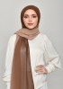 BrownBeige-Plain Georgette