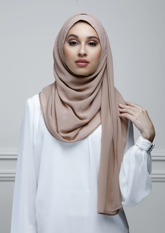 Chai-Jolie-Plain Crystal Georgette