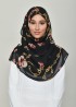 Chains Black-Printed Georgette