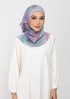 Cloudy Pastel-Printed Plus Crinkled Chiffon