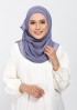 Crown Blue-Plain Crinkled Chiffon