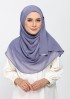 Crown Blue-Plain Crinkled Chiffon