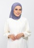 Crown Blue-Plain Crinkled Chiffon