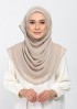 Dune-Plain Crinkled Chiffon