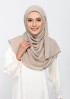 Dune-Plain Crinkled Chiffon