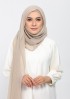Dune-Plain Crinkled Chiffon