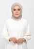 Dune-Plain Crinkled Chiffon