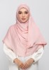 DUSTY ROSE - PLAIN CRINKLED SATIN