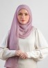 Elderberry-Plain Crinkled Chiffon