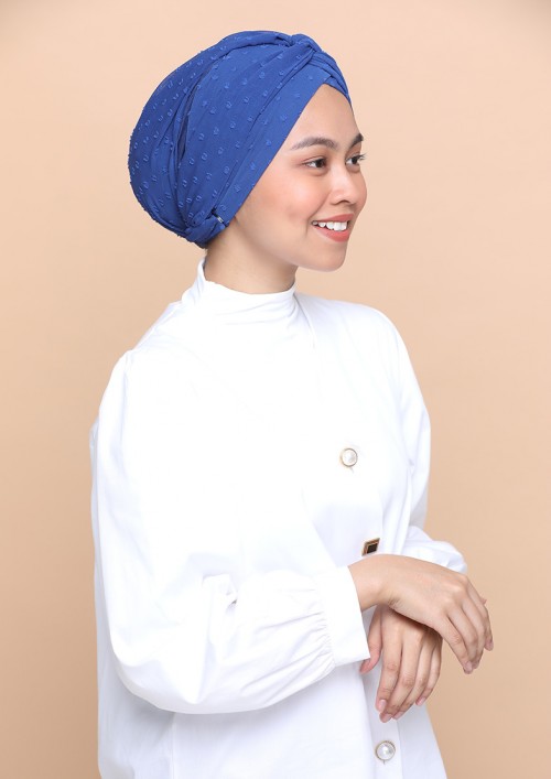 Falaki-Cap Shawl-Plain Crinkled Butti Chiffon