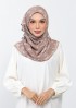 Sakina Beige-Printed Plus Crinkled Chiffon