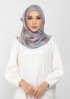 Golden Dew-Printed Plus Crinkled Chiffon