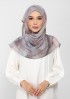 Golden Dew-Printed Plus Crinkled Chiffon