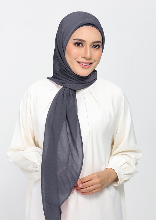 Iron - Plain Crinkled Chiffon